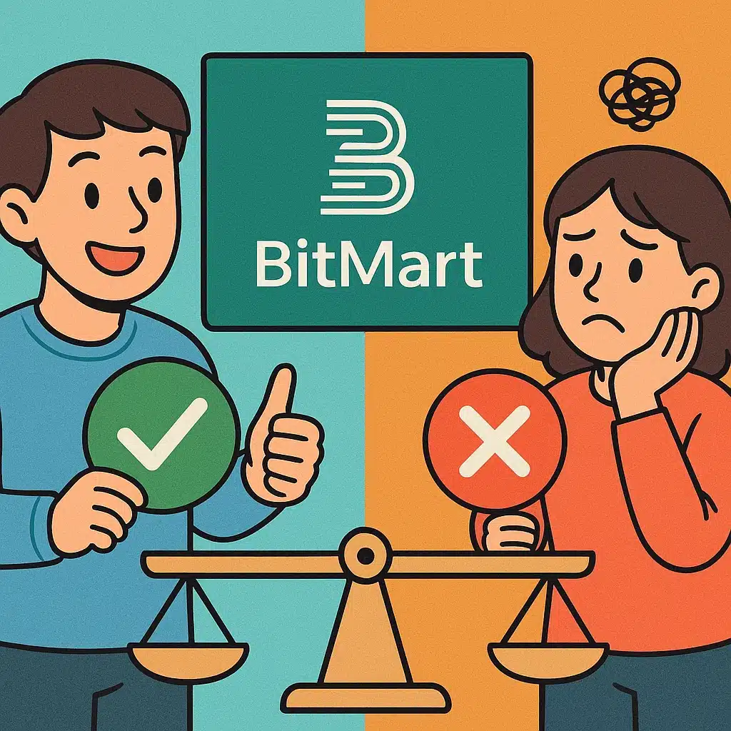 ¿Compensa Bitmart si operas poco? Pros y contras