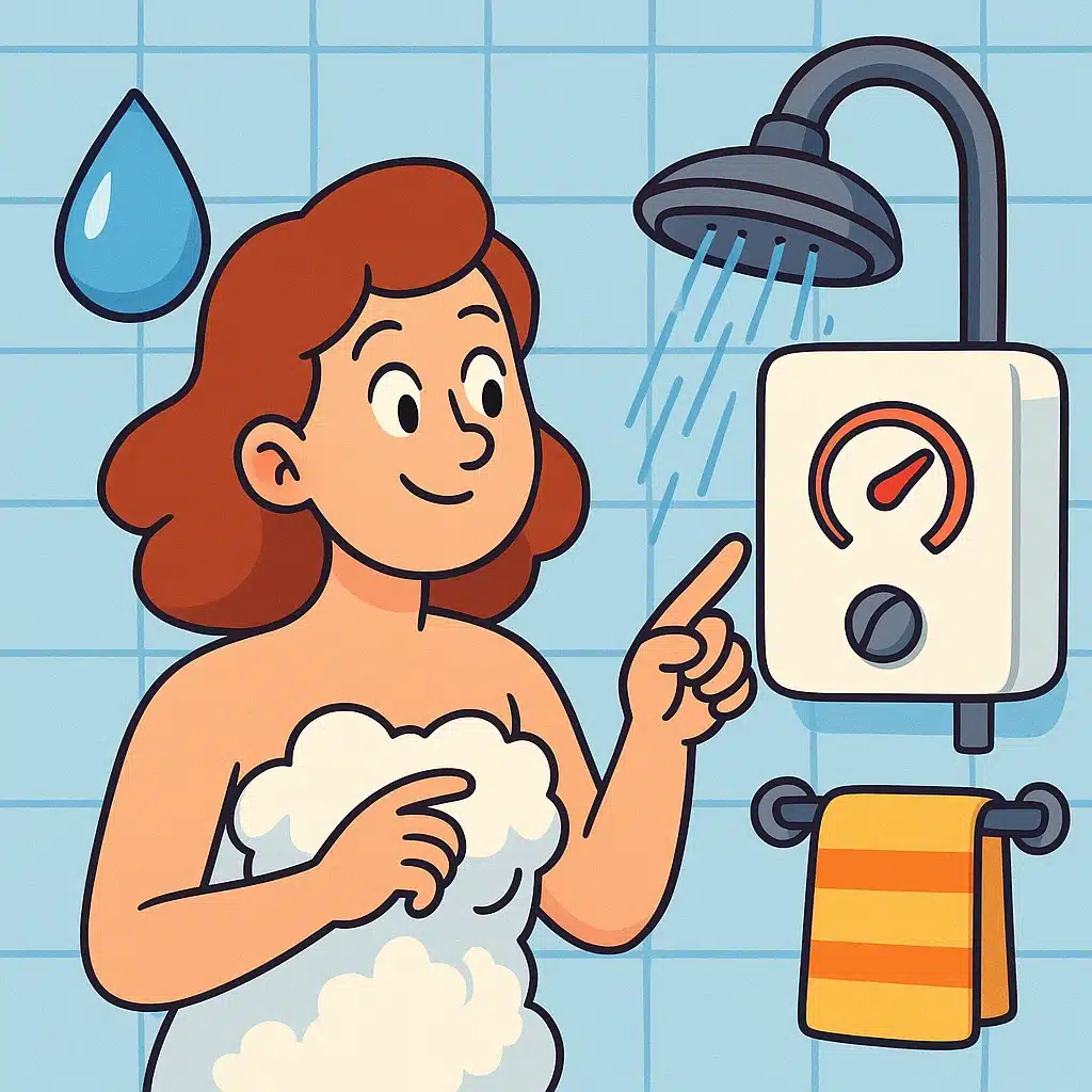 Calentar agua para ducha sin derroche: temperatura ideal y trucos
