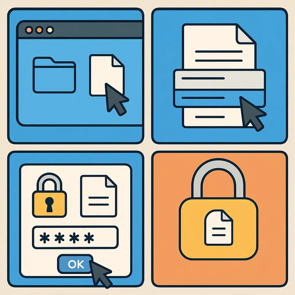 Cifrado de archivos en Windows/Mac sin apps extra: guía con ejemplos