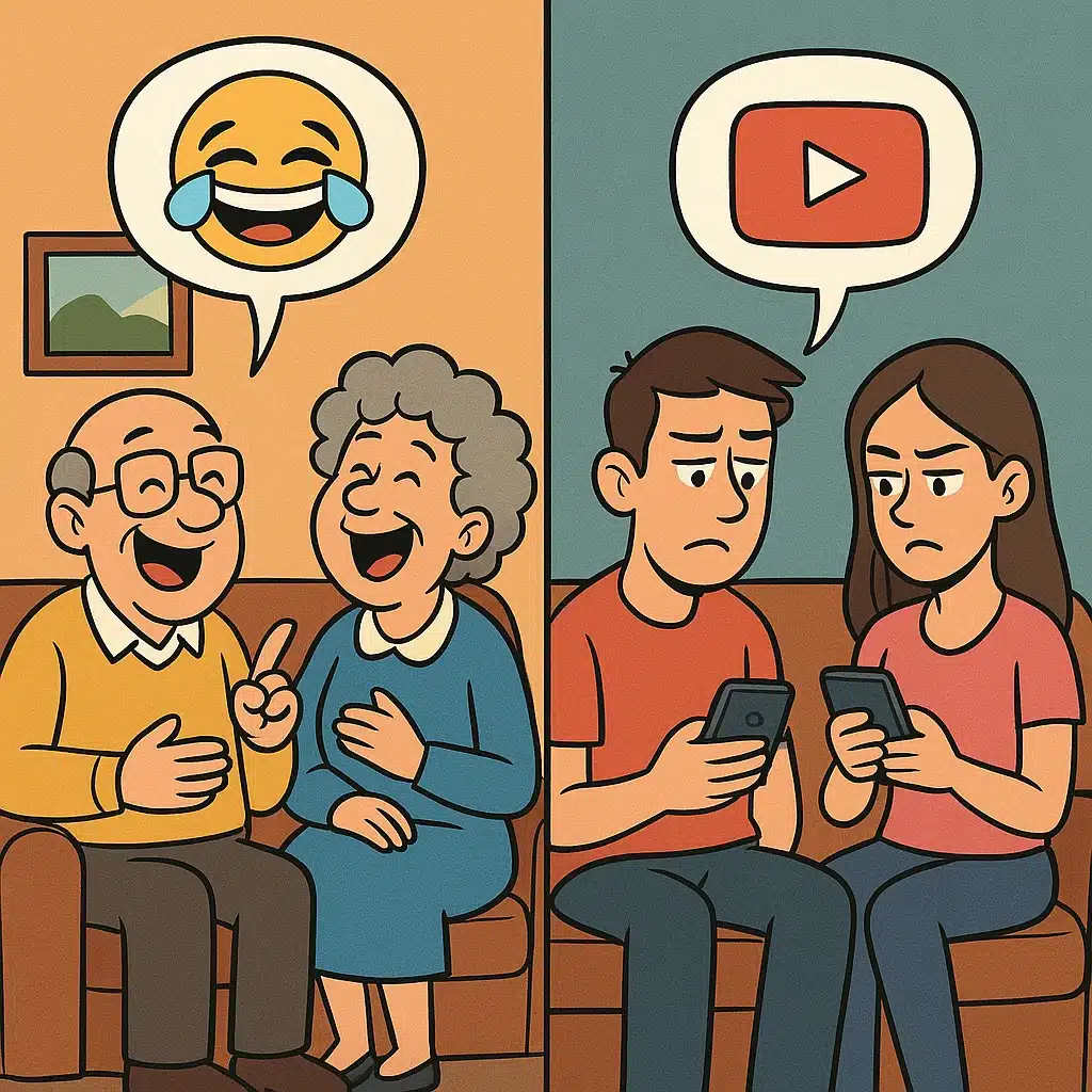 Cómo cambian los chistes cuando pasan de generación: lo que se mantiene y lo que no