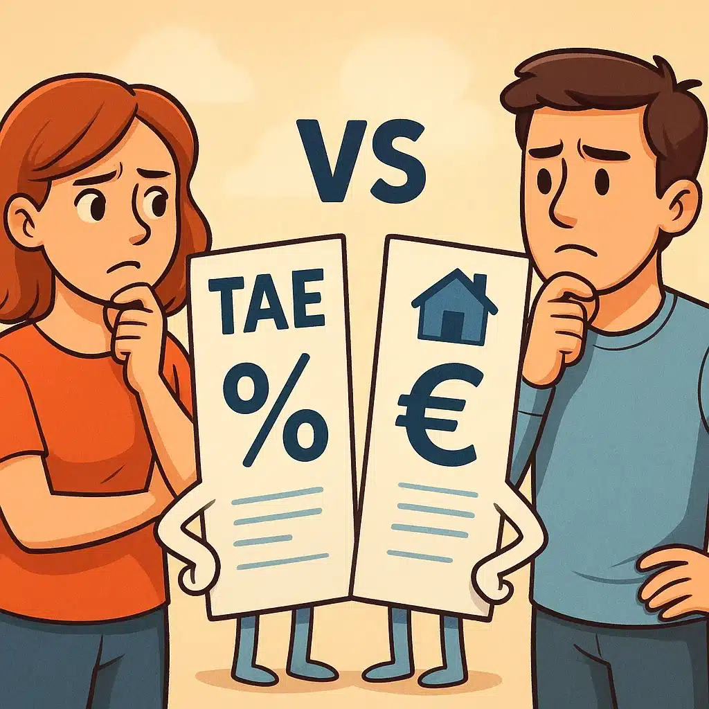 Cómo comparar hipotecas con dos números: TAE y coste total real
