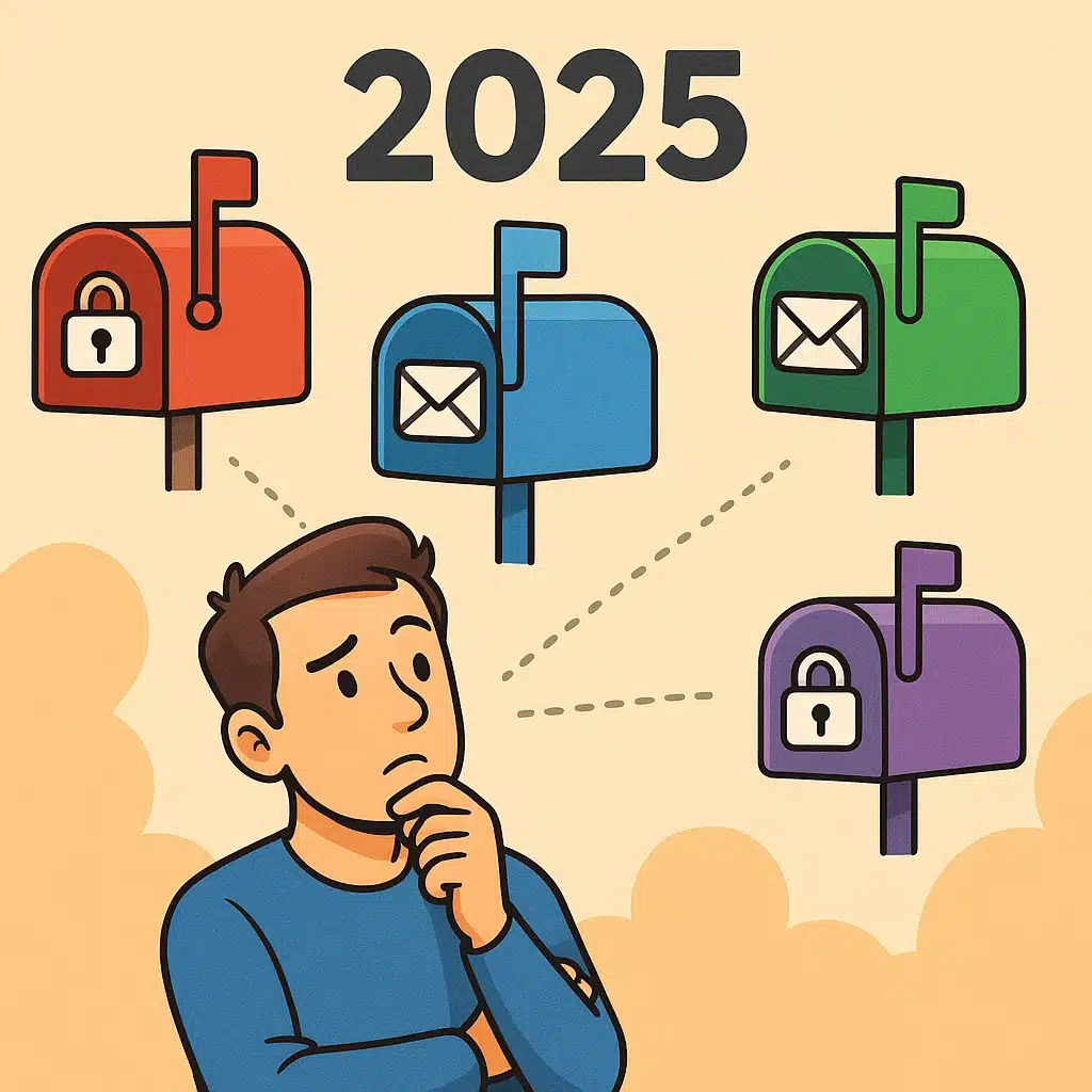 Cómo elegir un gestor de correo privado en 2025 según tu uso real