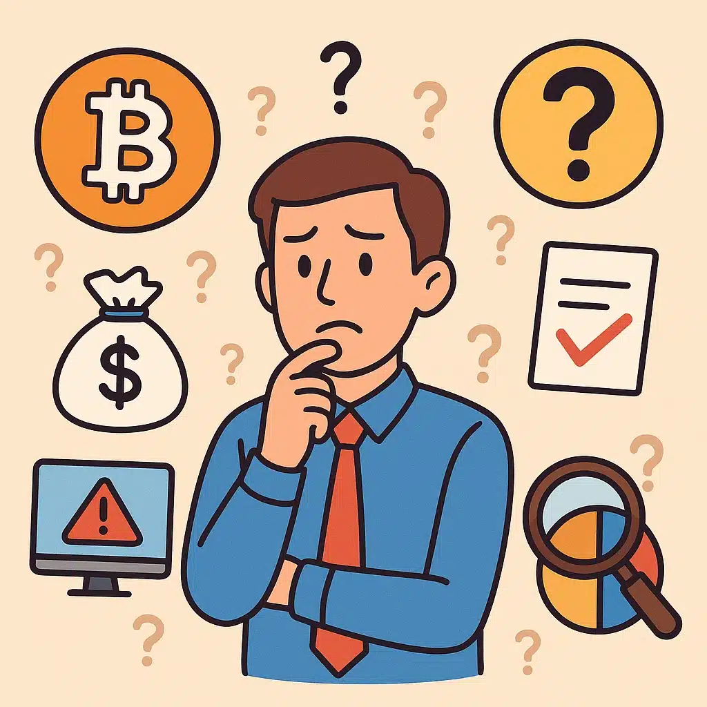 Cómo evaluar riesgo en cripto sin gráficos: 5 preguntas básicas