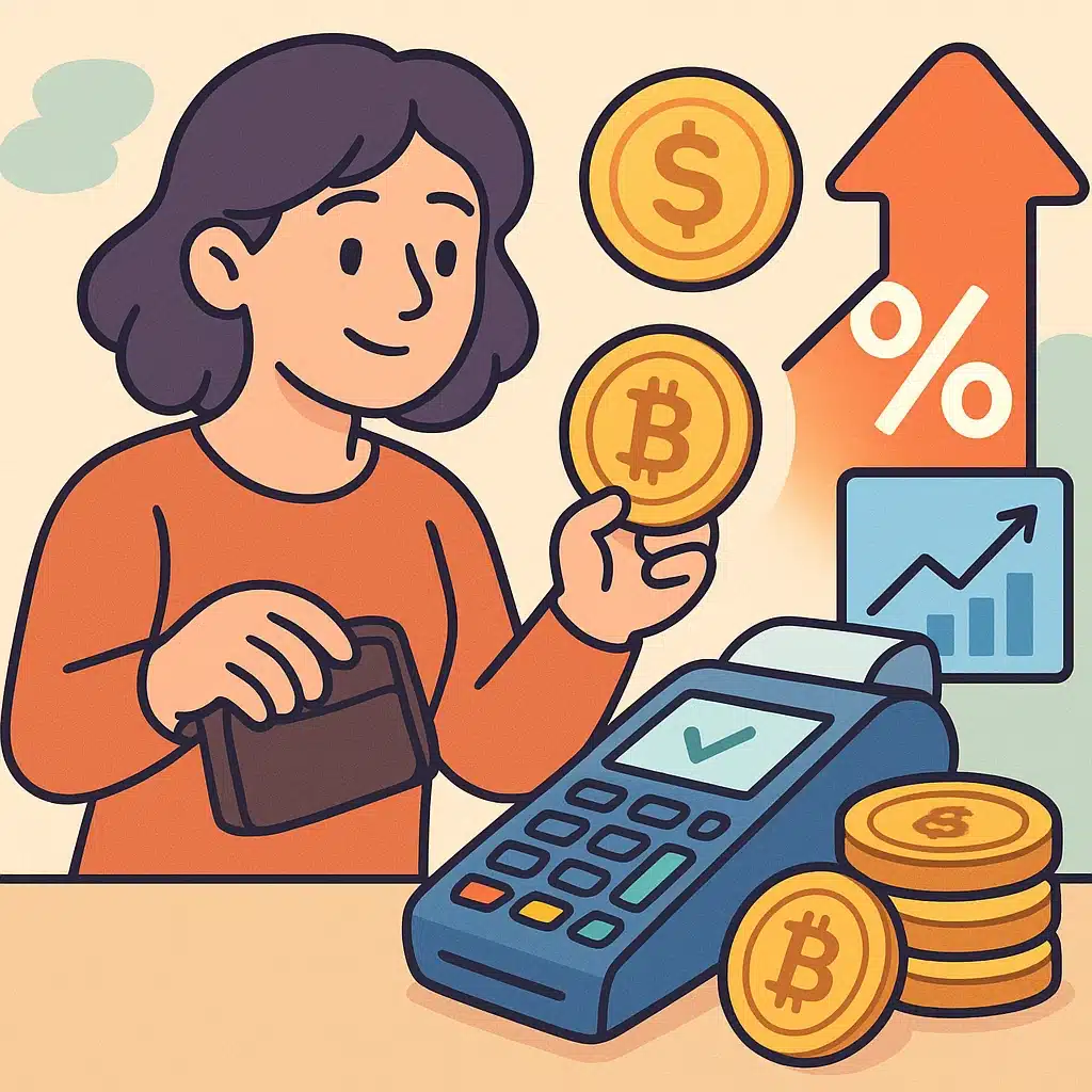 Cómo gastar cripto sin venderla mal: control de comisiones y tipo de cambio