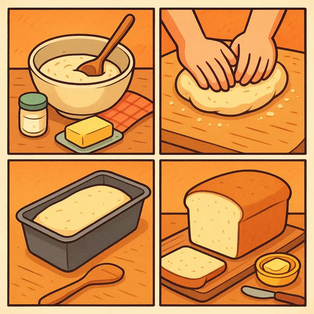 Cómo hacer pan de molde casero sin amasadora y que no quede seco al día siguiente