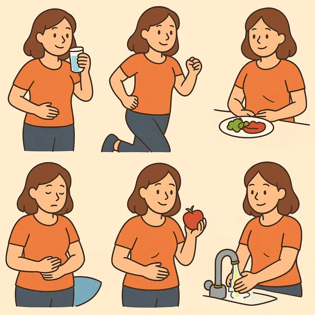 Cómo reducir la hinchazón abdominal sin dietas raras: hábitos simples de 7 días