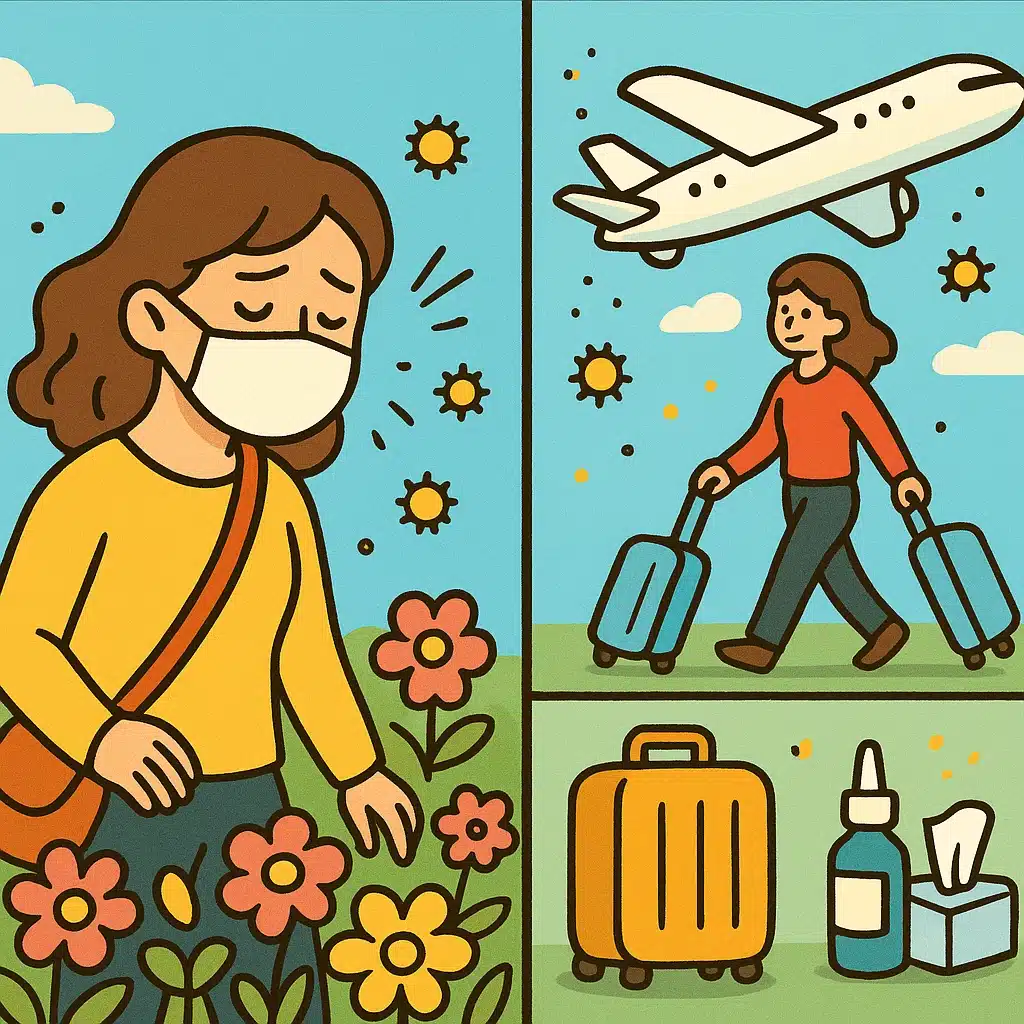 Cómo viajar con alergia al polen en primavera: destinos y trucos prácticos