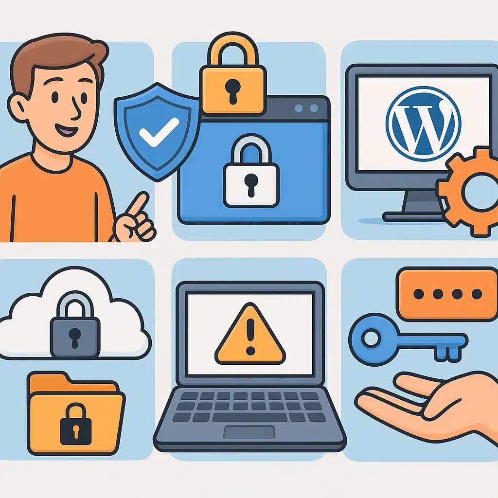 Guía de seguridad básica para webs WordPress pequeñas en 30 minutos