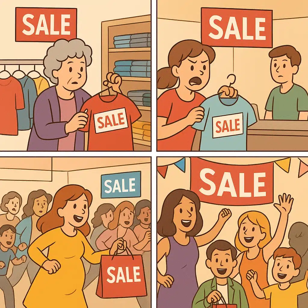 Historia corta de las rebajas: de liquidación a evento social anual