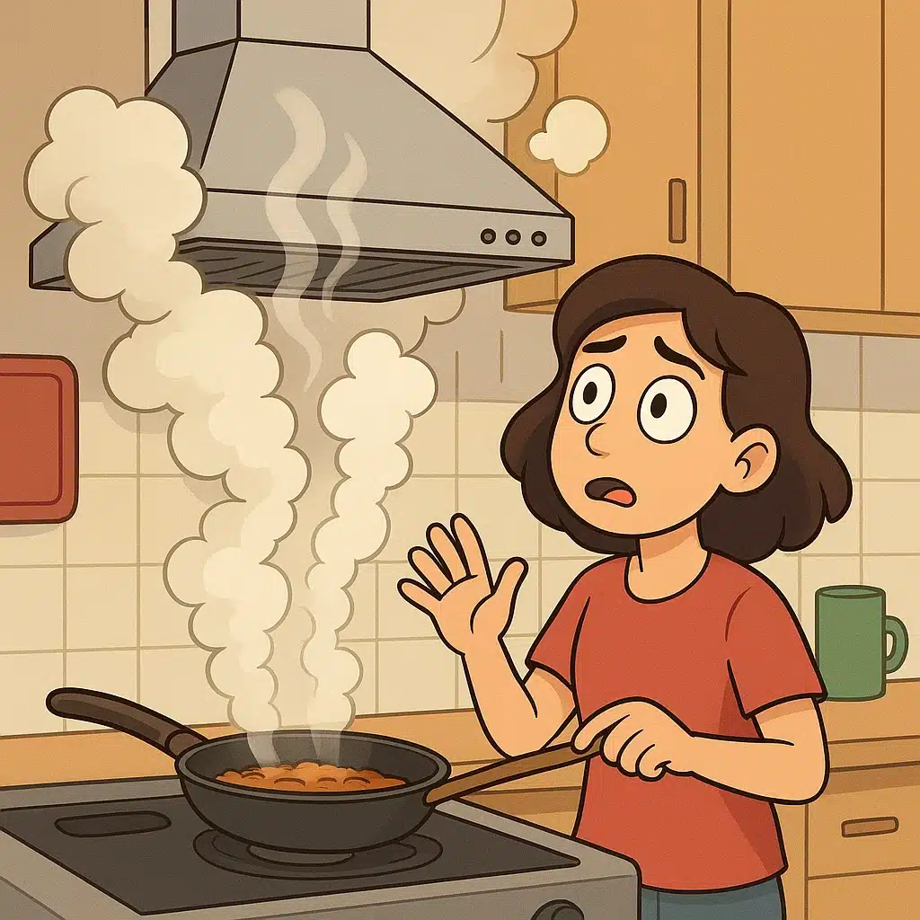 Humo de cocina y campanas extractoras: cómo saber si la tuya ventila de verdad