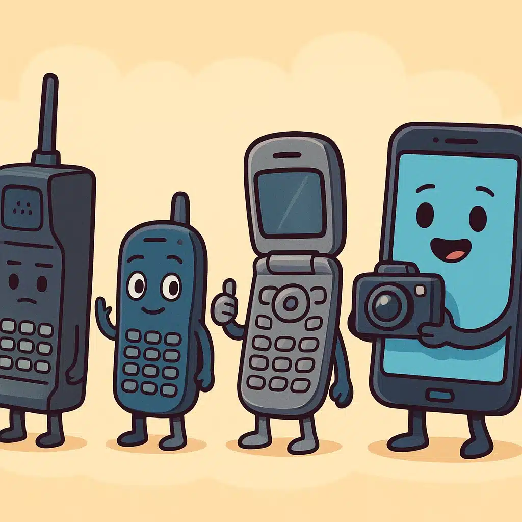 La historia del teléfono móvil: de ladrillo a cámara de bolsillo