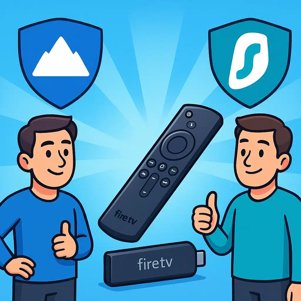Mejor VPN para Fire TV Stick en 2026: NordVPN vs Surfshark