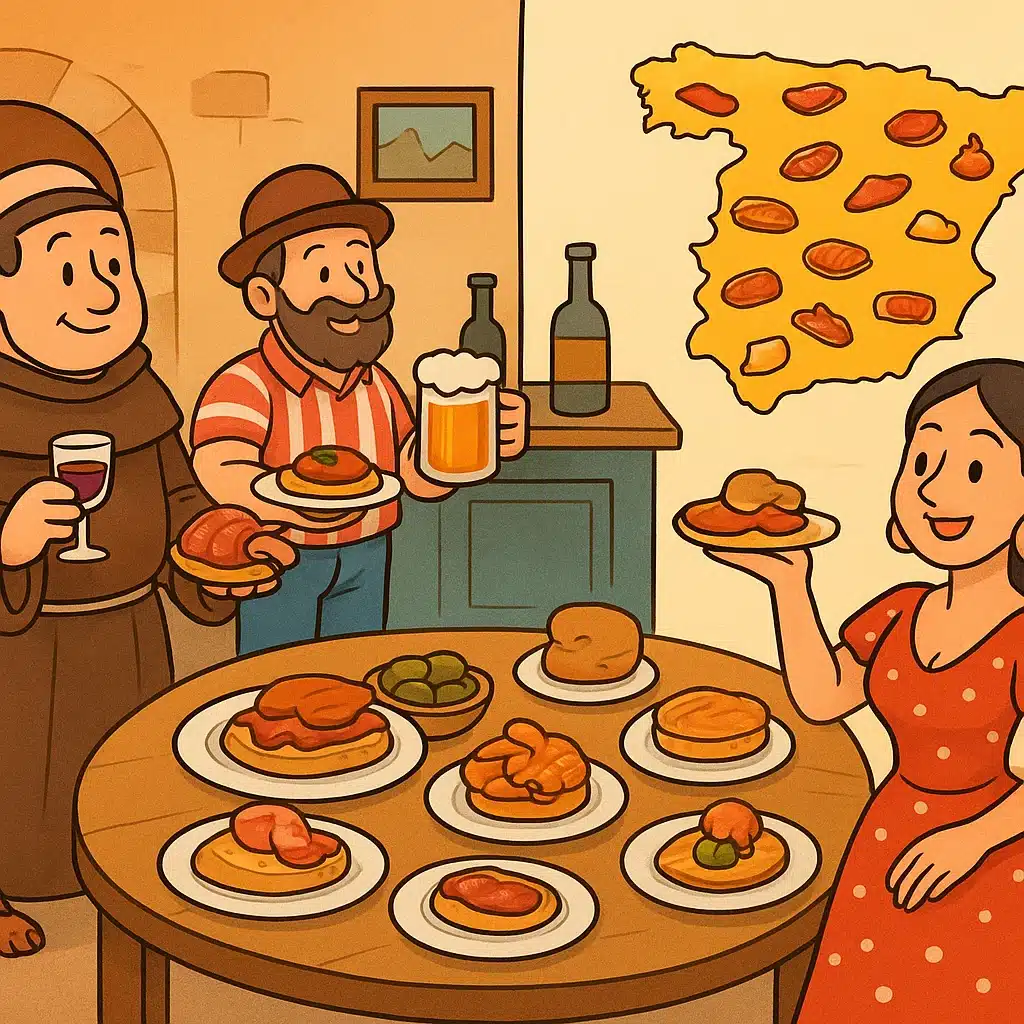 Origen de las tapas españolas y cómo cambiaron según la región