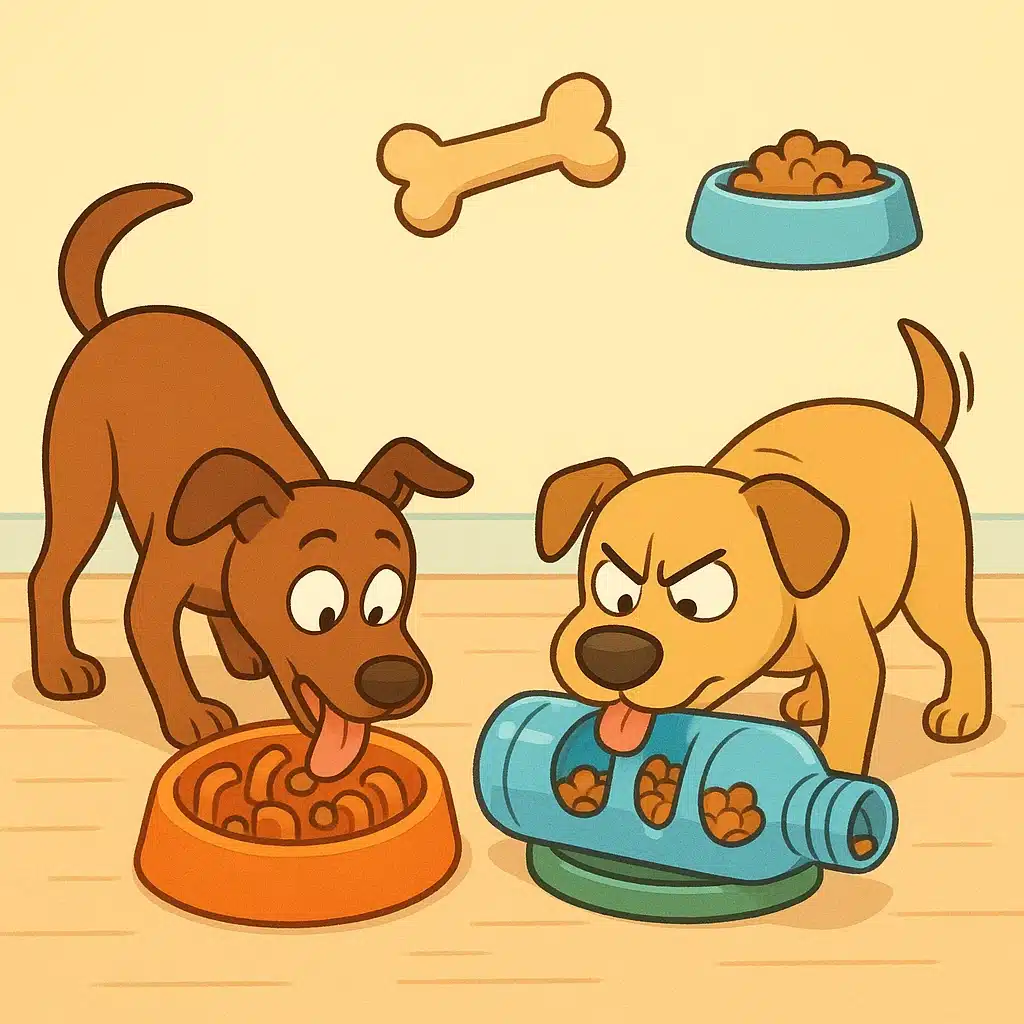 Perros que comen muy rápido: comederos caseros y trucos para bajar ansiedad