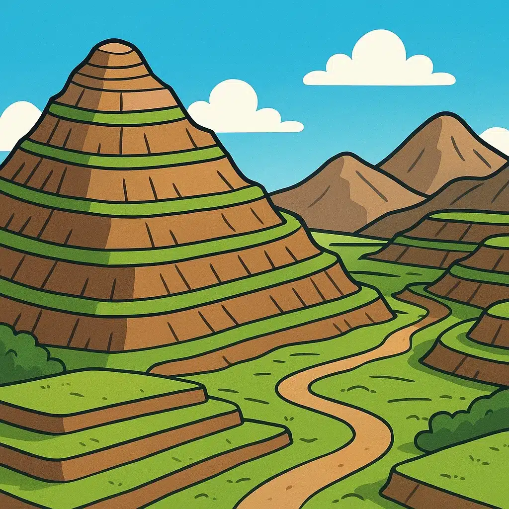 Por qué algunas montañas tienen terrazas naturales: geología en claro
