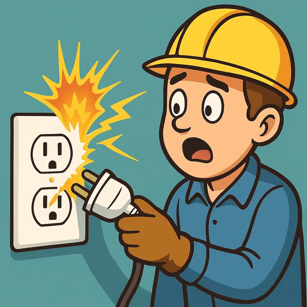 Por qué la electricidad ‘salta’ en los enchufes: arco eléctrico explicado fácil