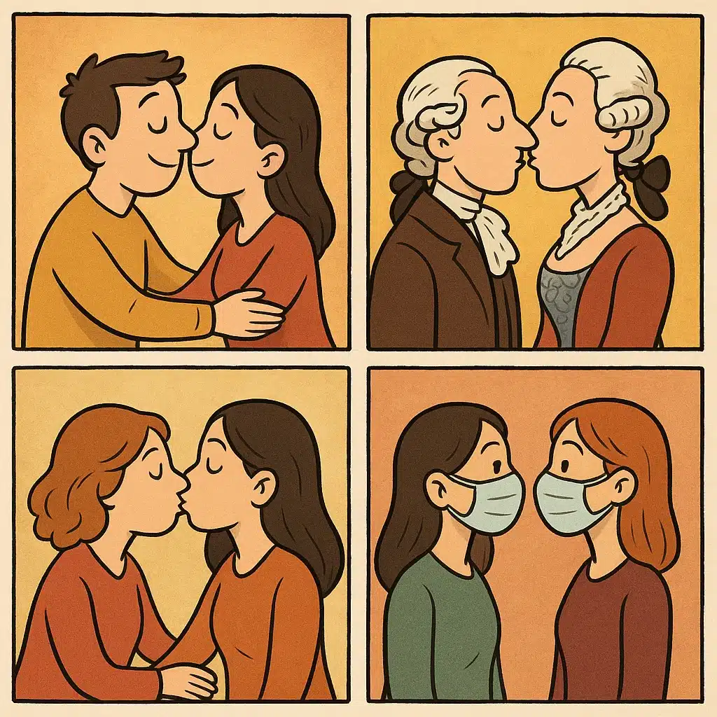 Por qué los españoles damos dos besos: origen social y cambios recientes