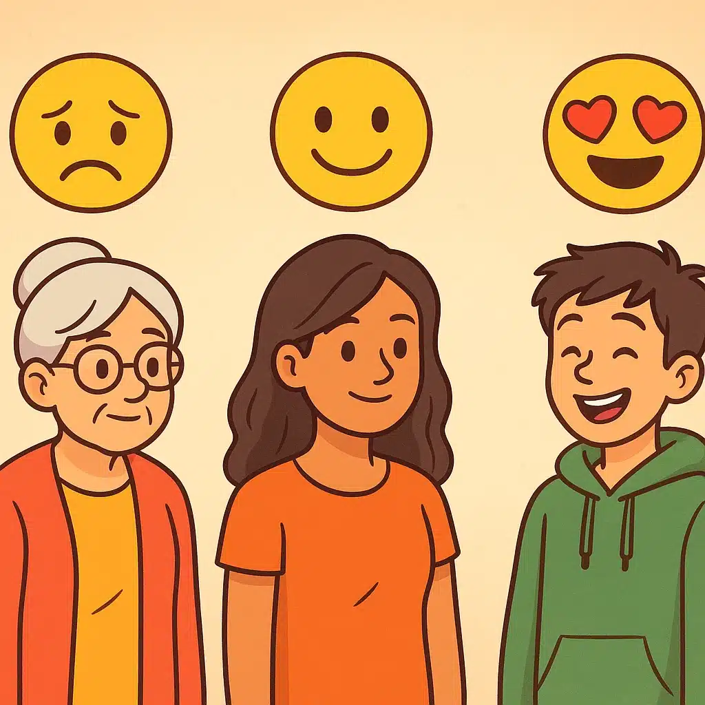 Por qué usamos emojis distintos según edad: claves culturales rápidas