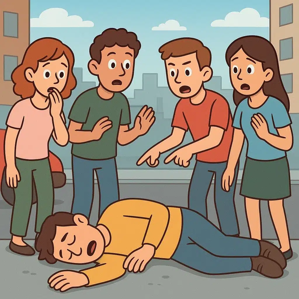 Qué es el ‘efecto espectador’ y por qué a veces nadie ayuda aunque haya gente
