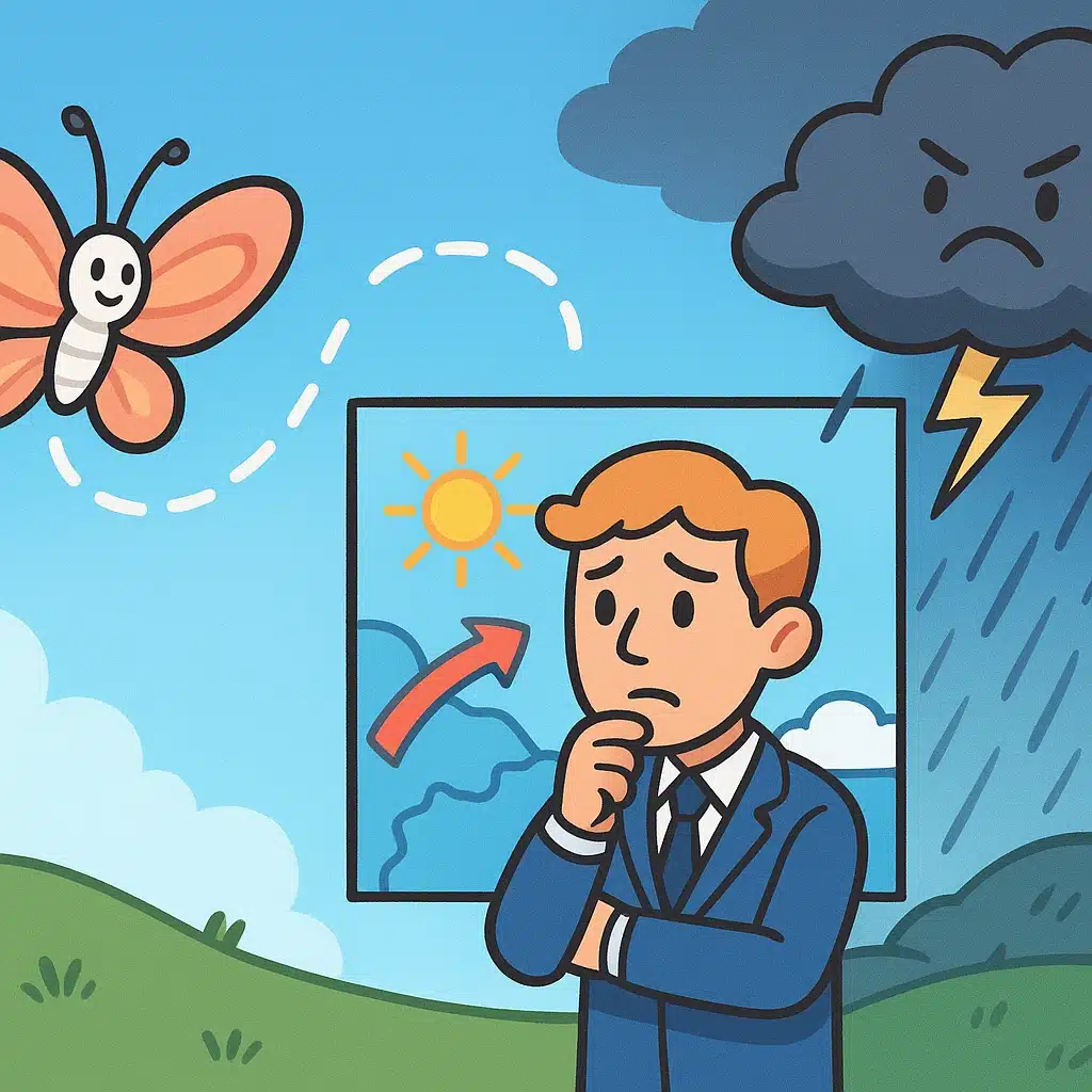 Qué es el efecto mariposa en meteorología y por qué un pequeño cambio importa