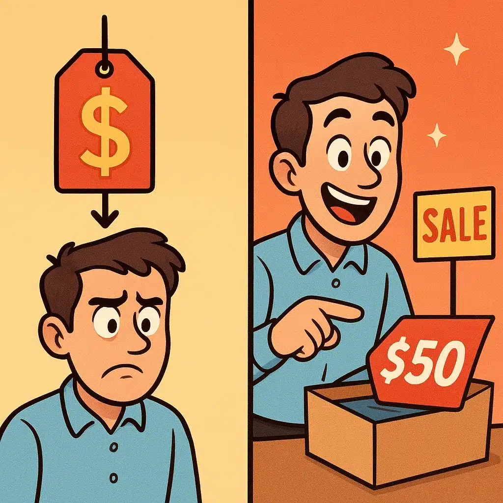 Qué es el ‘efecto anclaje’ y cómo te manipula precios y ofertas