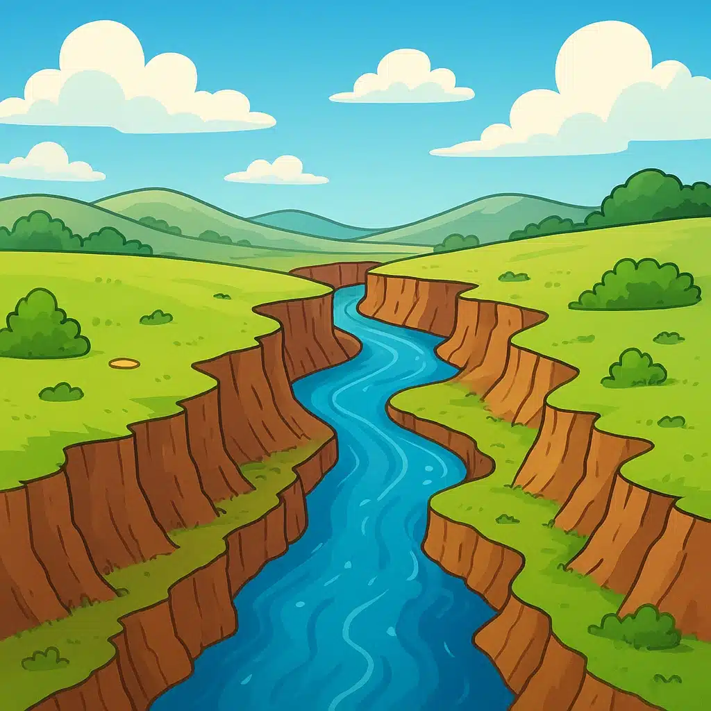 Qué es una garganta fluvial y cómo se forma con el tiempo