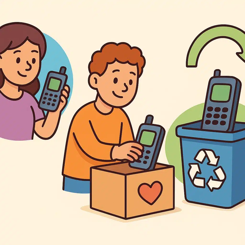 Qué hacer con un móvil viejo que aún funciona: reutilizar, donar o reciclar bien