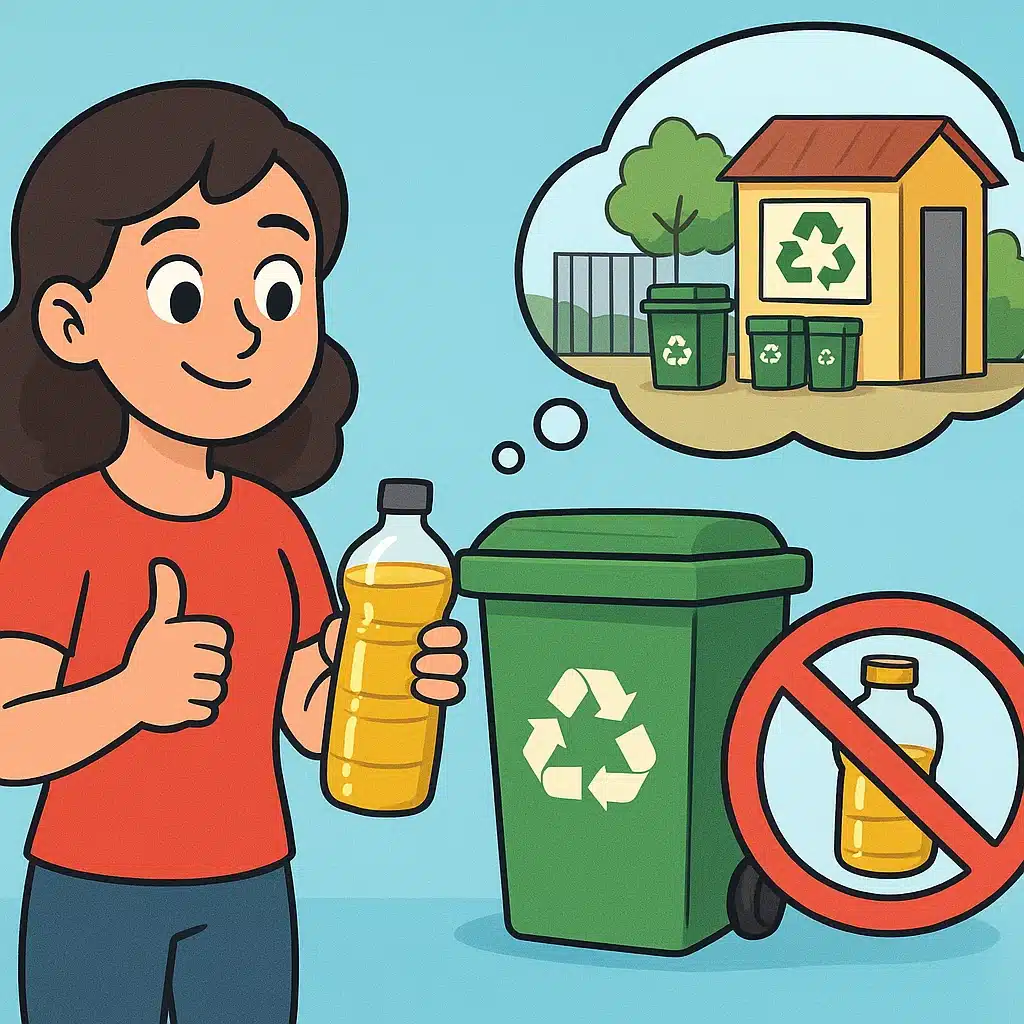 Reciclar aceite de cocina usado: dónde llevarlo y qué errores evitar