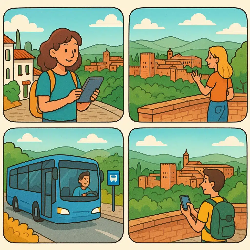 Ruta de 2 días por Granada sin coche: Albaicín, miradores y buses útiles