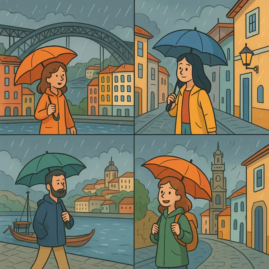 Ruta de 3 días por Oporto con lluvia: plan B por barrios