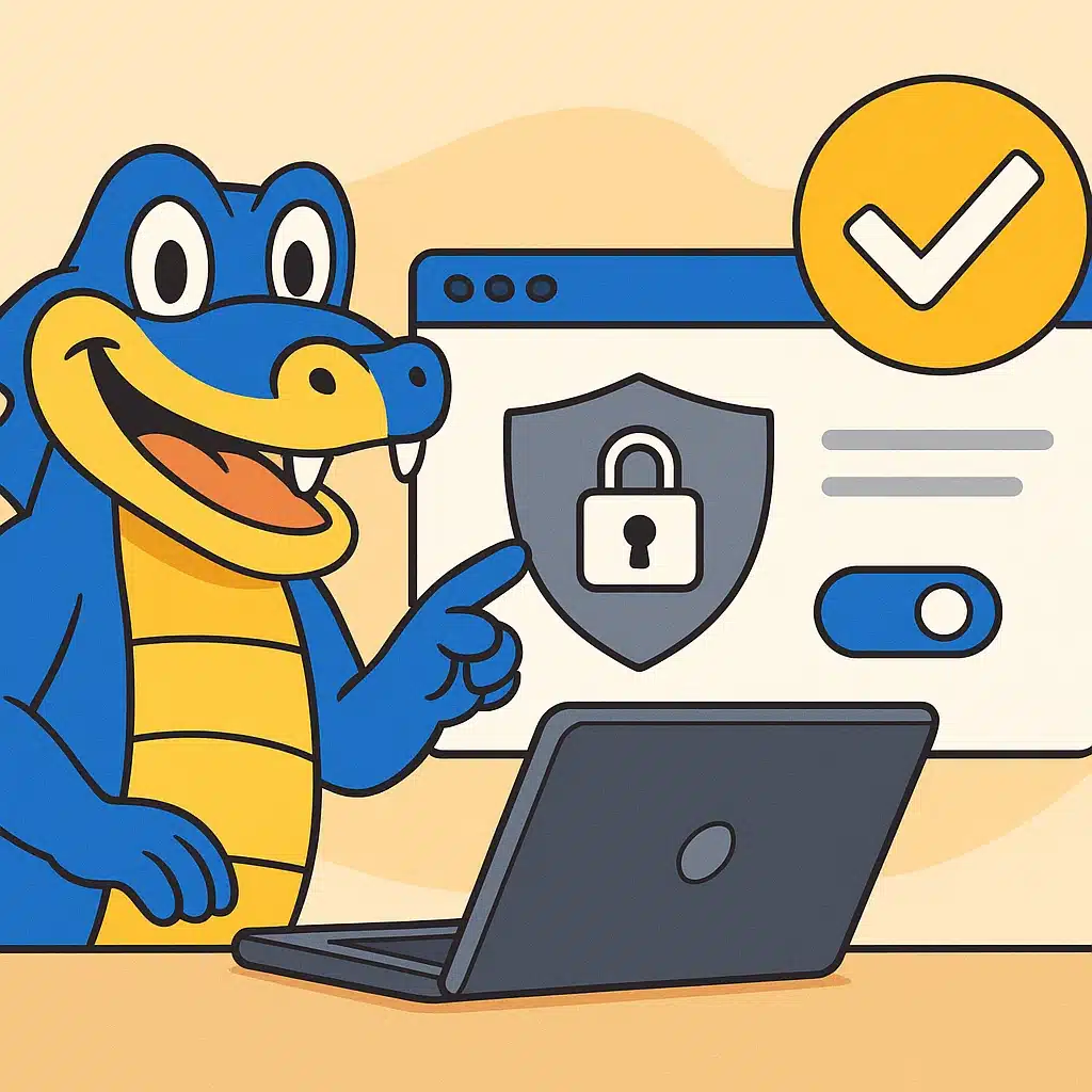 Activar seguridad básica en HostGator en menos de 10 minutos