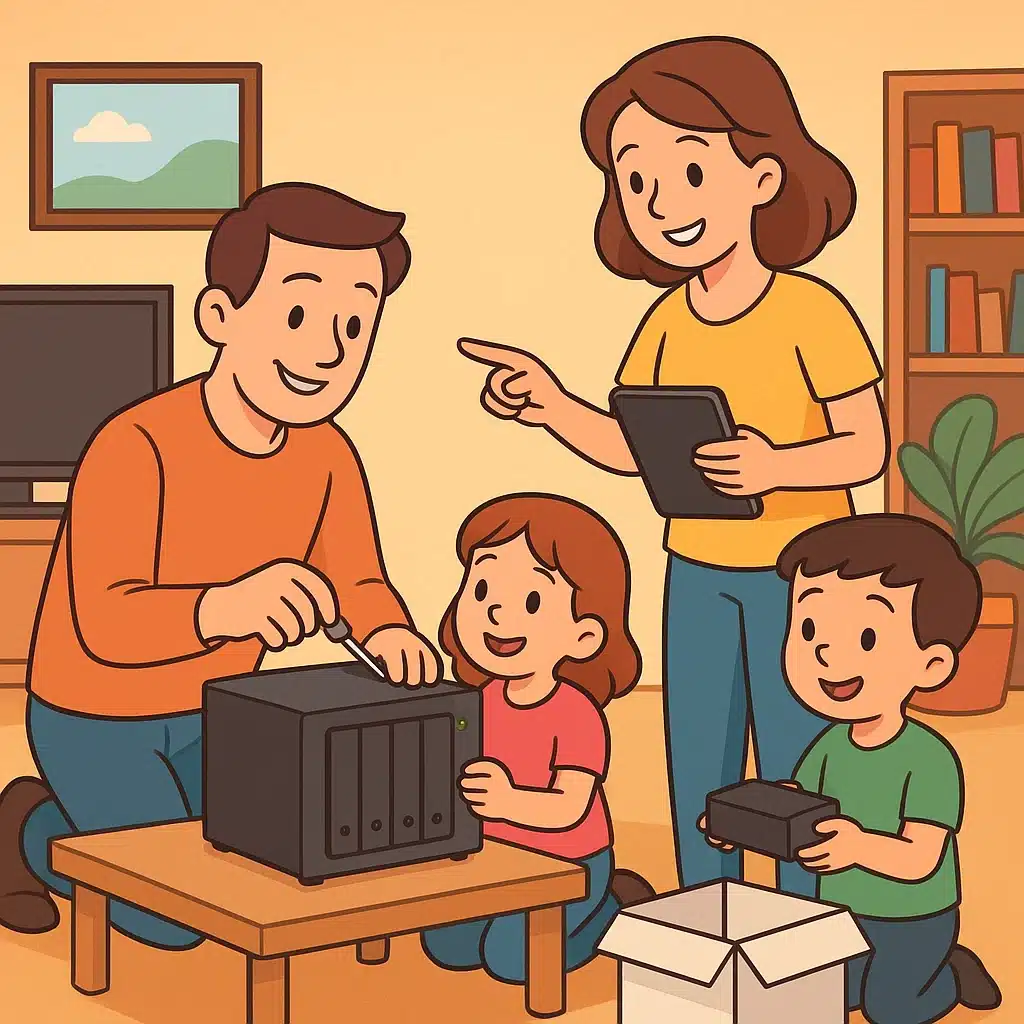 Cómo montar un NAS casero para copias familiares sin ser techie