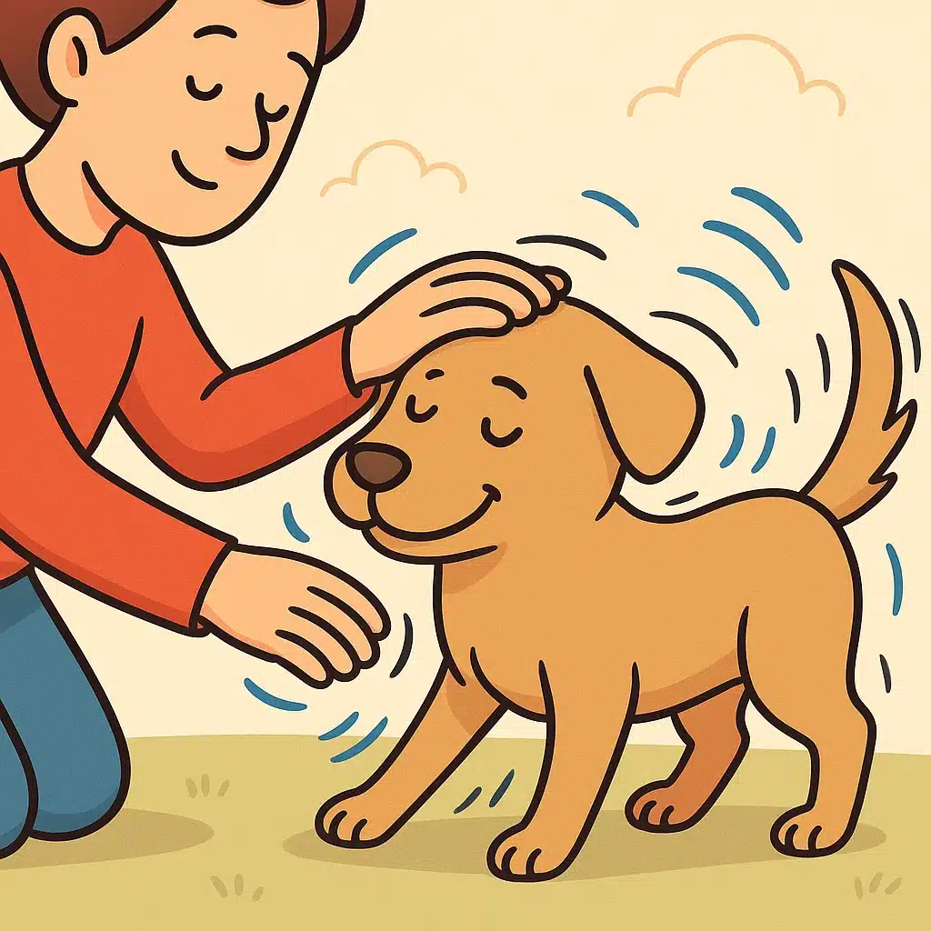 Por qué tu perro se sacude después de acariciarlo: señales y normalidad