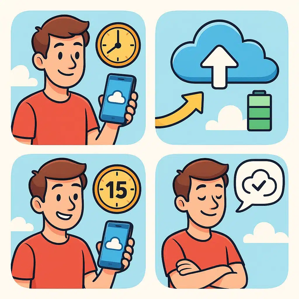 Cómo hacer copia de seguridad del móvil en 15 minutos y olvidarte