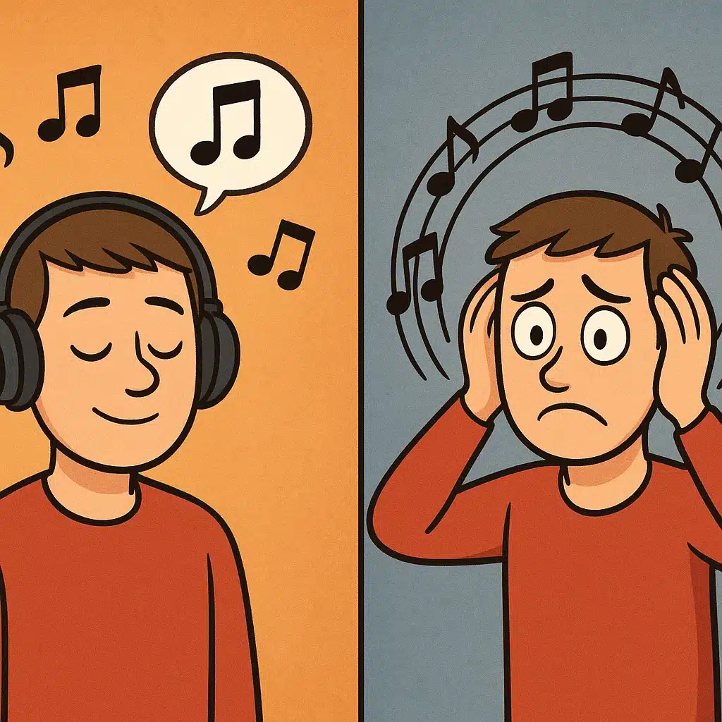 Por qué se te pega una canción en bucle: explicación psicológica simple