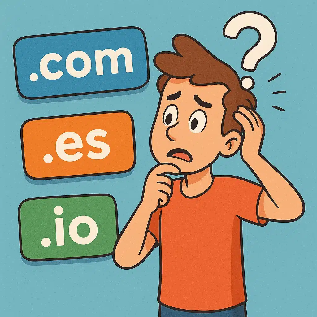 Elegir extensión (.com, .es, .io) en Namecheap sin volverte loco