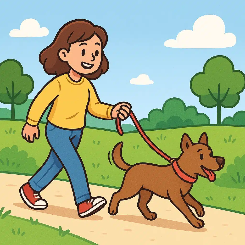 Cómo enseñar a un perro adulto a pasear sin tirar con refuerzos simples