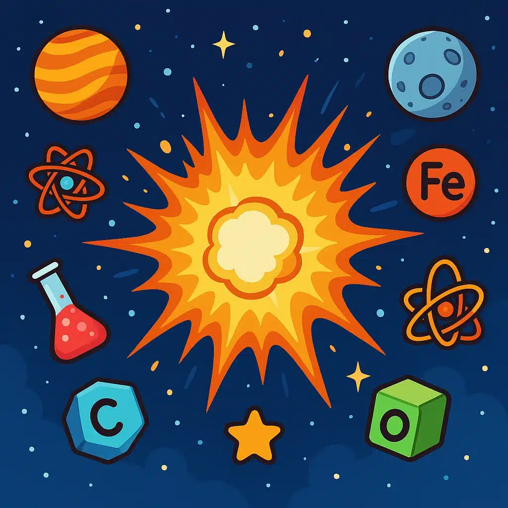 Qué es una supernova y por qué crea casi todos los elementos que te rodean