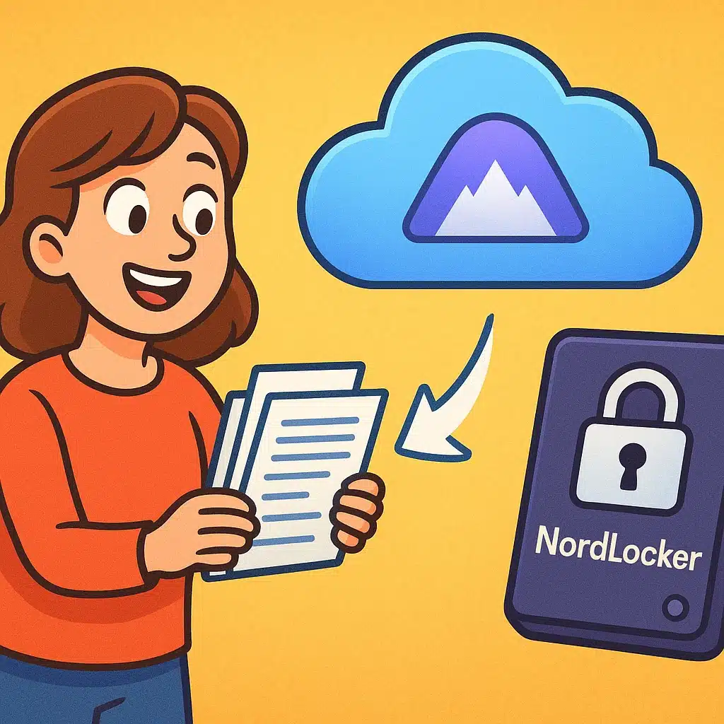 Pasar tus documentos a NordLocker sin enredos ni prisas
