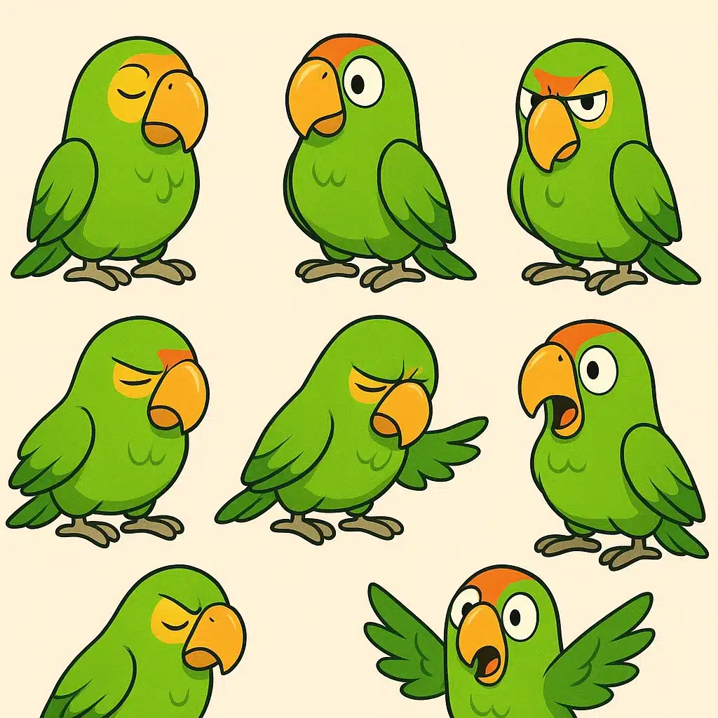 Lenguaje corporal de loros: 7 señales para saber si está cómodo o tenso