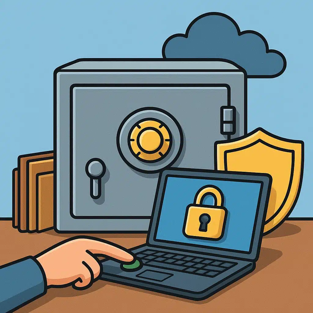 Cómo crear una bóveda cifrada local (sin nube) para documentos sensibles