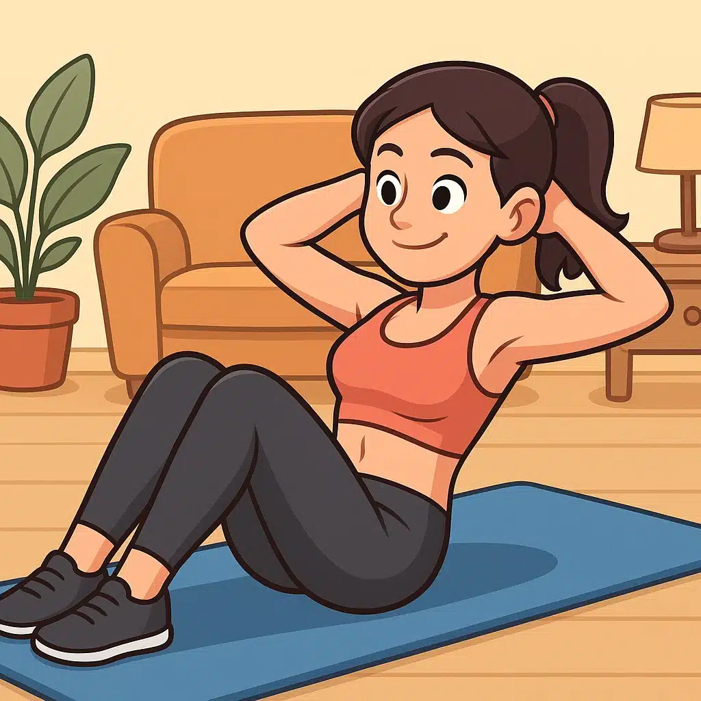 Abdomen plano sin obsesión: plan realista de core para principiantes