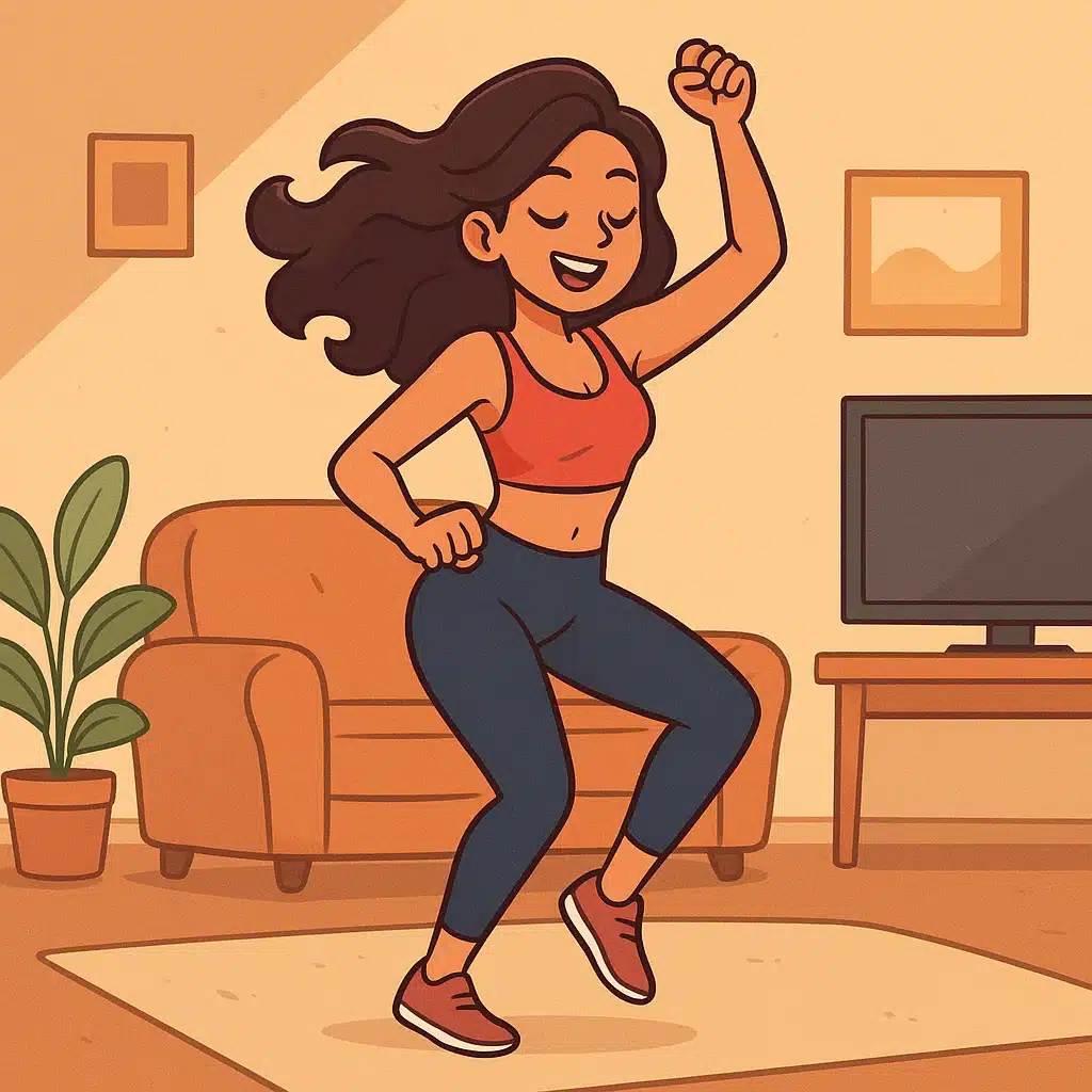 Cardio sexy: cómo quemar grasa bailando en casa sin darte cuenta