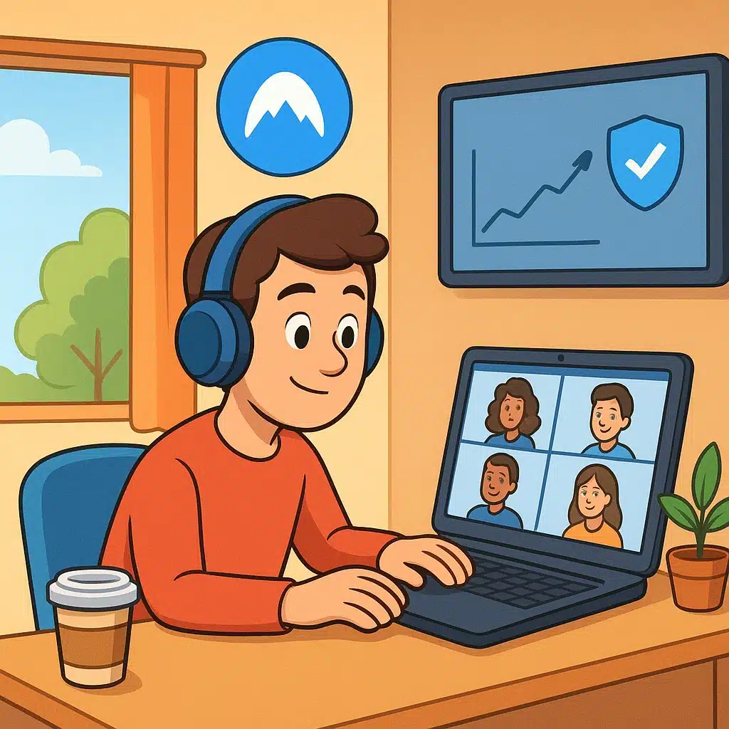 Teletrabajo con NordVPN: reuniones estables y sin sustos
