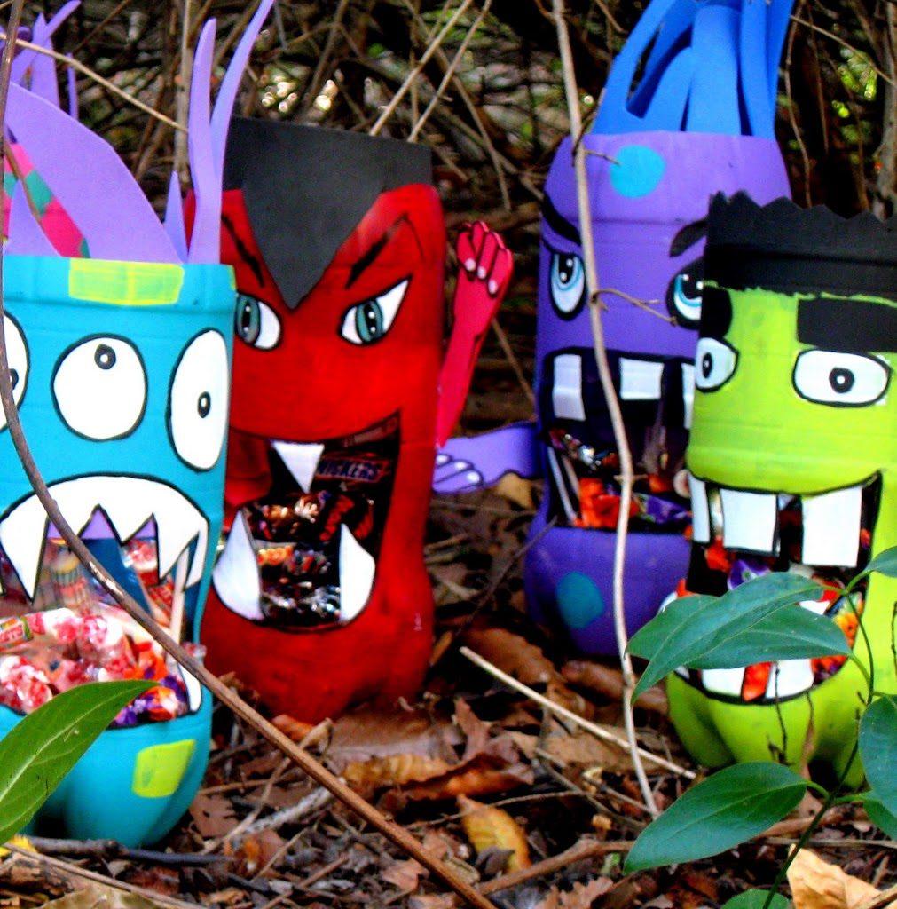 MANUALIDADES CON BOTELLAS DE PLÁSTICO