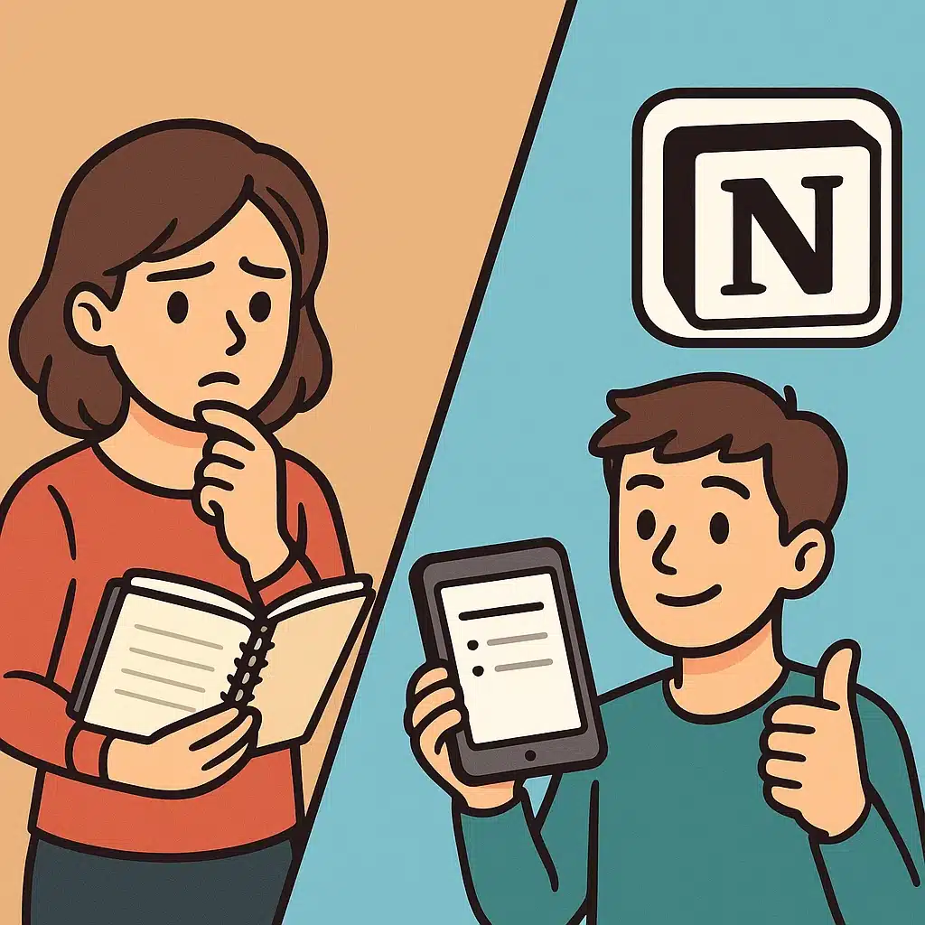 ¿Libretta de papel o Notion? Elegir lo que te conviene